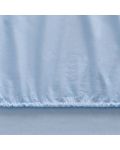 Set cearșaf cu elastic și feță de pernă TAC - 100% bumbac, pentru 100 x 200 cm, albastru - 2t