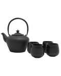 Set pentru ceai Bredemeijer - Chengdu, 1 L, 5 piese, negru - 1t