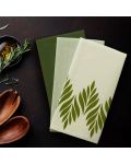 Set de 3  prosoape de bucătărie AmeliaHome - Letyy, 50 x 70 cm, verde - 4t