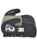 Inaltator scaun auto Moni - Monza, IsoFix, i-Size, 125-150 cm, Green - 4t