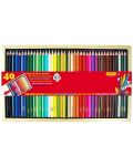 Creioane colorate Sense in cutie din lemn - 40 bucati - 1t