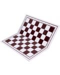 Tablă de șah și dame pliabilă Sunrise - alb/maro - 1t