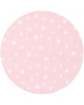 Saltea pliabila Chipolino, 60 x 120 x 6 cm, roz cu stele - 8t