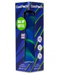 Sticluță pliabilă din silicon Cool Pack Pump - Zebra Blue, 600 ml - 3t