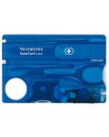 Cutit-card de buzunar Victorinox - SwissCard Lite, 13 functii, albastru - 1t
