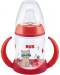 Biberon NUK First Choice - Cu tetină pentru suc, TC, PP, 150 ml, roșu - 1t