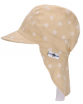 Pălărie cu gât din material textil și protecție UV 50+ Sterntaler - La puncte, 51 cm, 18-24 luni - 3t