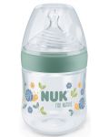 NUK for Nature Silicone Soother Bottle - 150 ml, mărimea S, verde - 1t