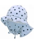 Pălărie cu protecție UV 50+ Sterntaler - Pe vârfuri, pentru fată, 53 cm, 2-4 ani, albastru - 1t