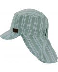 Pălărie cu tablă și protecție UV 50+ Sterntaler - Dungi, 49 cm, 12-18 luni, verde - 1t