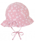 Pălărie cu protecție UV 50+ Sterntaler - Butterflies, 49 cm, 12-18 luni, roz - 2t