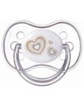 Suzeta din silicon Canpol Newborn Baby, simetrica - 6-18 luni, Inima - 1t