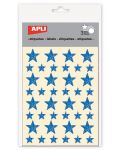 Set stickere APLI - Stelute, praf de stele albastru, 3 file - 1t