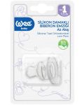 Suzetă din silicon Wee Baby - Classic Orthodonical, 0-6 luni - 2t