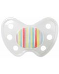 Suzeta de silicon Baby Nova - Dentistar, cu dungi, mărimea 2 - 1t