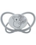 Suzete din silicon NIP Green - Hippo și koala, 0-6 luni, 2 bucăți - 3t