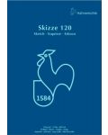 Bloc de schițe Hahnemuhle Skizze 120 - A4, 50 de coli - 1t