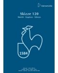 Bloc de schițe Hahnemuhle Skizze 120 - A5, 50 de coli - 1t