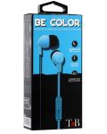 Casti cu microfon TNB - Be color, albastre - 3t