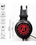 Căști cu microfon Marvel - Avengers, negru - 3t