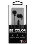 Casti cu microfon TNB - Be color, negre - 3t