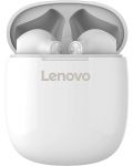 Casti cu microfon Lenovo - HT30, TWS, albe - 2t