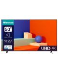 Televizor smart Hisense - 50A6K, 50'', DLED, UHD, negru - 2t