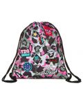 Sac sport cu siret Cool Pack Spring - Camo Pink Badges - 1t