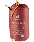 Sac de dormit Deuter - Astro 300 ZL, 205 cm, roșu - 4t