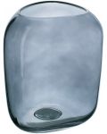 Vază de sticlă ADS - Albastru inchis, 17 x 15 x 20 cm - 3t