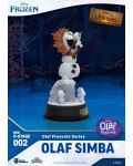 Statuetă Beast Kingdom Disney: Frozen - Olaf (Olaf Presents: The Lion King), 10 cm - 3t