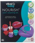 Set de hrănire Vital Baby Starter Purple - 3t