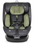 Scaun auto Cangaroo - Draco, 360°, I-Size, IsoFix, 40-150 cm, verde măslină - 5t