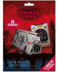 Stickere Pyramid Television: Stranger Things - Upside Down - 1t