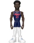 Statuetă Funko Gold Sports: Basketball - Joel Embiid (Philadelphia 76ers) (Ce'21), 13 cm - 4t