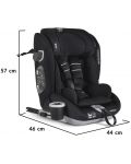 Scaun auto Cangaroo - Force, i-Size, IsoFix , 76-150 cm, negru - 10t