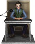 Statueta Beast Kingdom DC Comics: Batman - The Joker (The Dark Knight), 16 cm - 1t