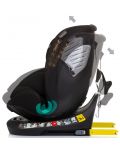 Scaun de masă pentru copii Chipolino - Supreme, 360°, IsoFix, i-Size, 40-150 cm, obsidian - 6t