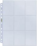 Pagina de stocare a hărților Ultra Pro - Platinum Series 9 Pocket Standard Size Page - 1t