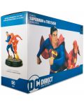 Figurină DC Direct DC Comics: Justice League - Superman & The Flash Racing (2nd Edition), 26 cm - 7t
