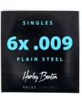 Corzi Harley Benton - Valuestrings Singles, 009, gri - 1t