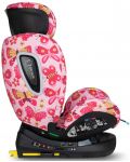 Scaun auto Cosatto - All in All Rotate, 0-36 kg, cu IsoFix, I-Size, Flutterby Butterfly - 10t
