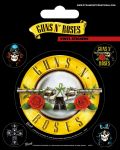 Stickere Pyramid Music:  Guns N' Roses - Bullet Logo - 1t