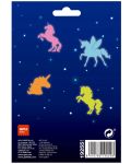 Figurine colorate strălucitoare Apli - Unicorns, 12 bucăți  - 2t