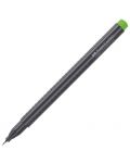 Fineliner Faber-Castell Grip - Verde ierbos, 0.4 mm - 2t