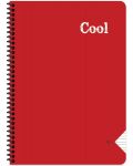 Caiet Keskin Color - Cool, A4, linii late, 72 de foi, asortiment - 3t