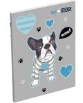 Caiet Lizzy Card We Love Dogs Woof - А7 - 1t