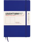 Caiet Leuchtturm1917 New Colours - A5, pagini albe, Ink, copertă tare - 1t