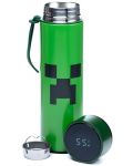 Termos cu termometru digital Puckator - Minecraft Creeper, 450 ml - 2t