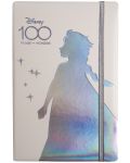 Caiet cu bandă elastică Cool Pack Opal - Disney 100, Frozen, A5, 80 de foi - 1t